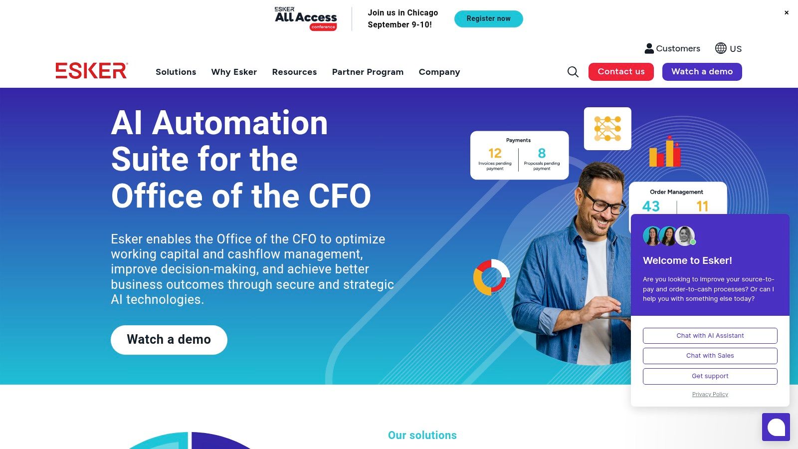 Esker, AI-Powered AR in a Broader O2C Platform