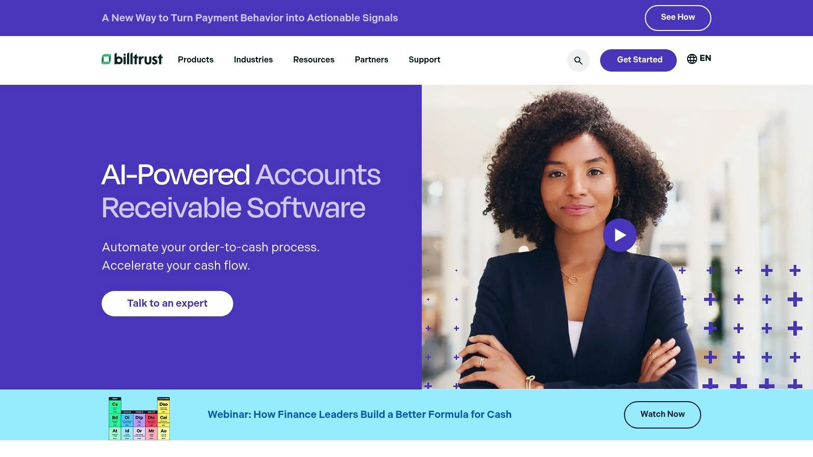 Billtrust, Unified AR Platform with Integrated Payments